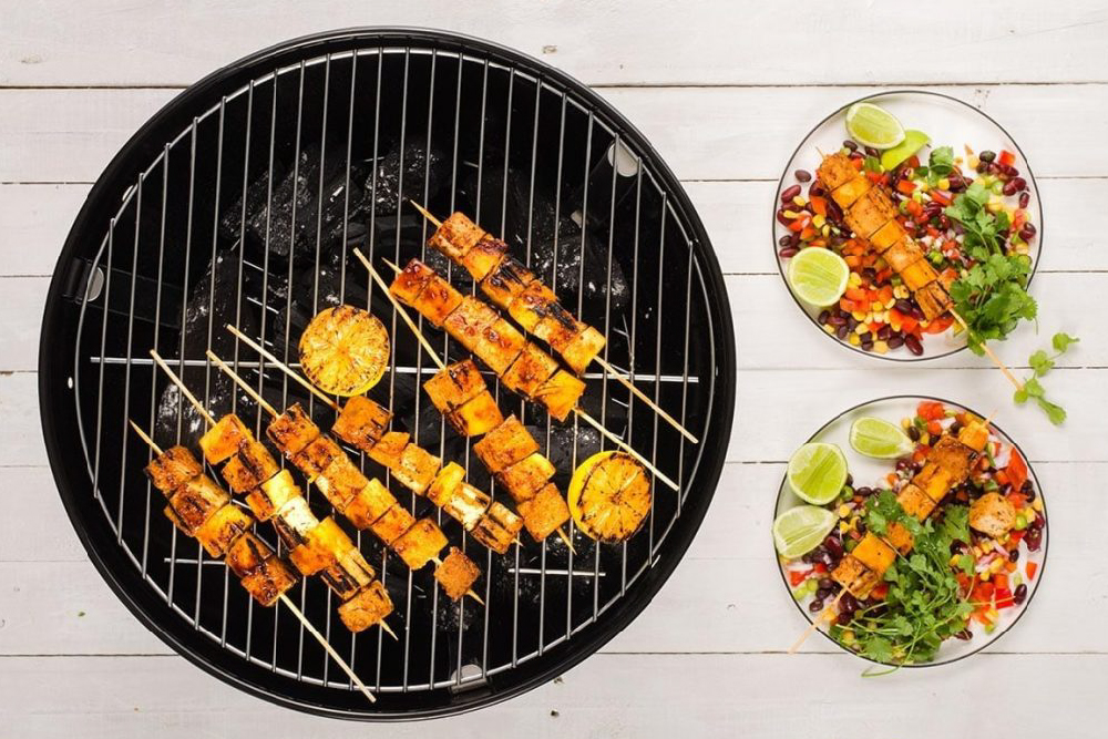 Tofu Pineapple Braai Skewers